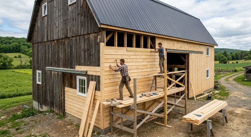 Barn Siding Installation in Acworth, GA