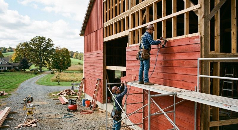 Barn Siding Replacement in Decatur, GA