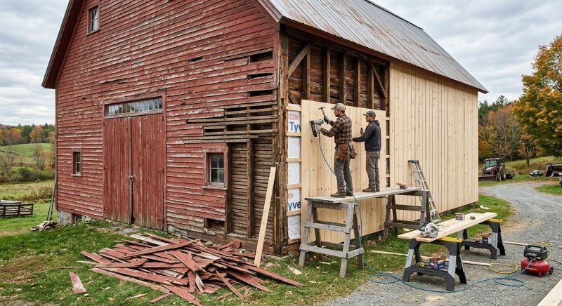 Barn Siding Replacement in Norcross, GA