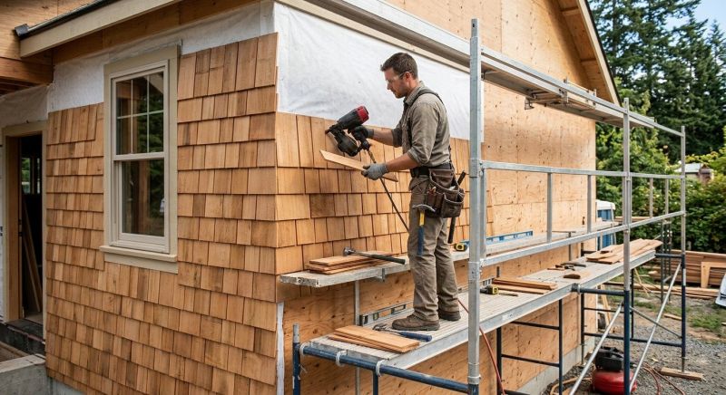Cedar Siding Installation in Ball Ground, GA