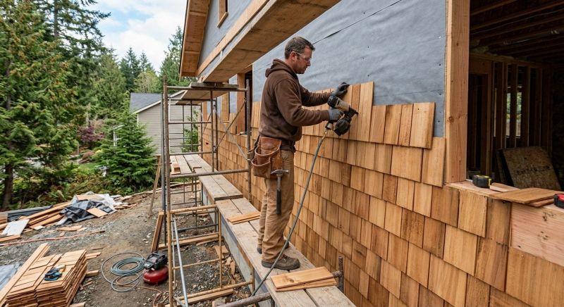Cedar Siding Installation in Kennesaw, GA