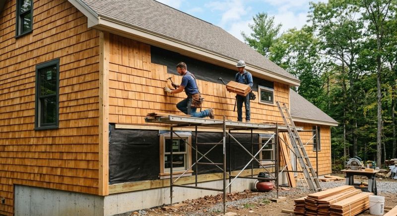 Cedar Siding Installation in Cobb County, GA