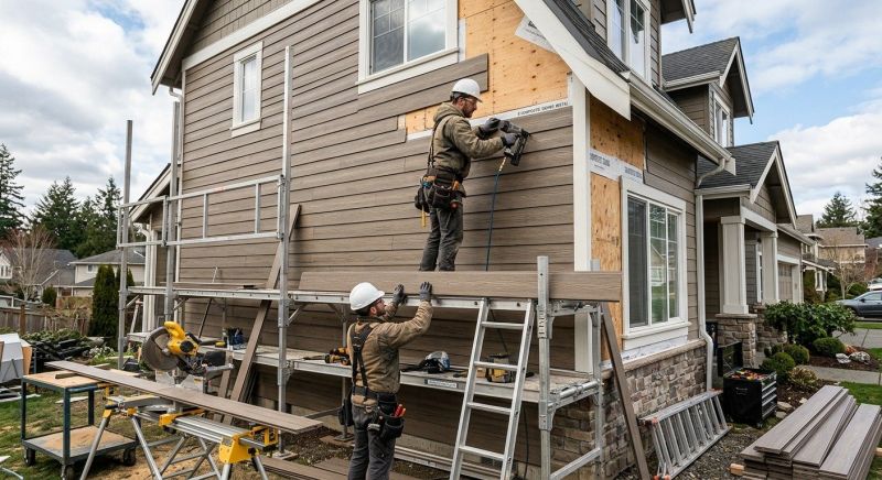 Composite Siding Installation in Cherokee County, GA