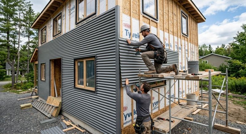 Corrugated Siding Installation in Cobb County, GA