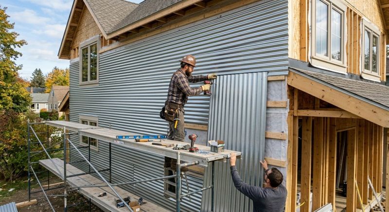 Corrugated Siding Installation in Cobb County, GA