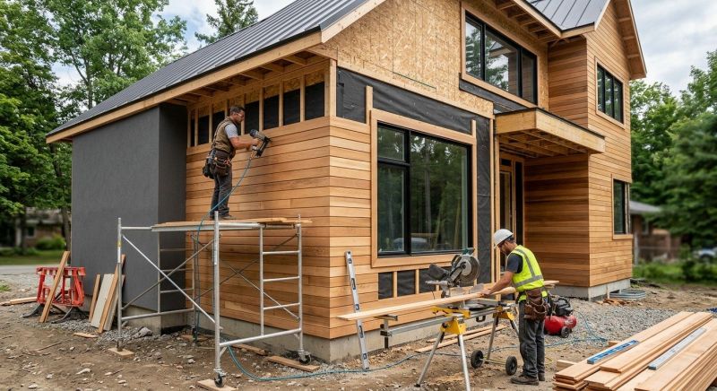 Faux Wood Siding Installation in Ball Ground, GA