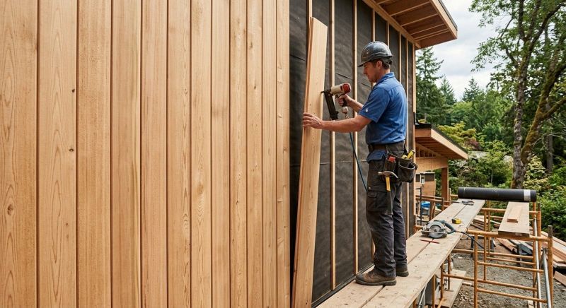 Faux Wood Siding Installation in Forsyth County, GA