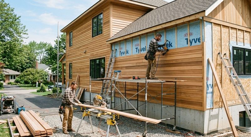 Faux Wood Siding Installation in Norcross, GA