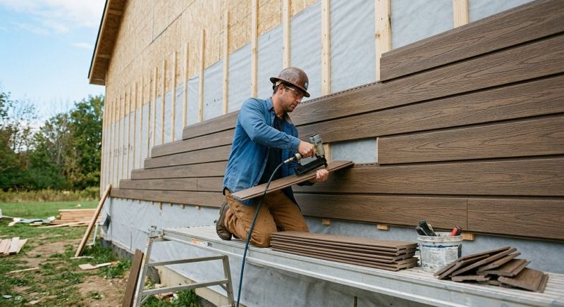 Faux Wood Siding Installation in Roswell, GA