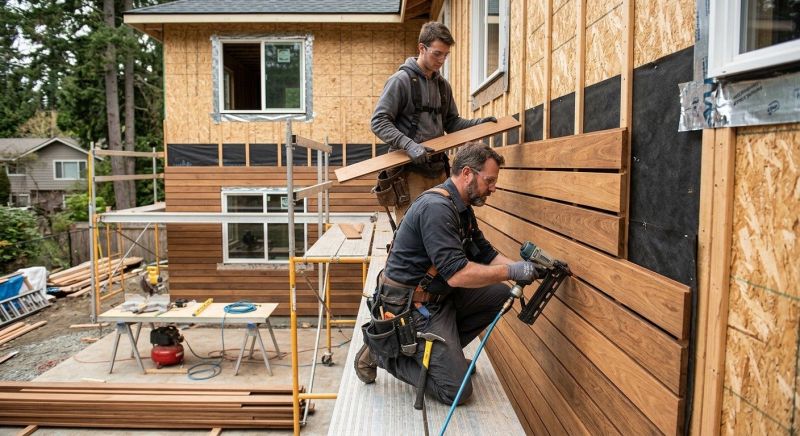 Hardwood Siding Installation in Cobb County, GA
