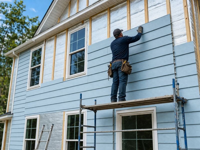 Insulated Siding Installation in Suwanee, GA