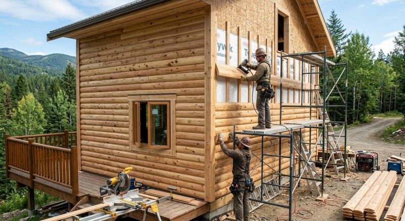 Log Siding Installation in Alpharetta, GA