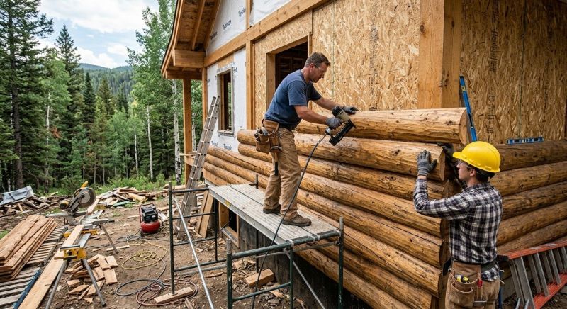Log Siding Installation in Cherokee County, GA