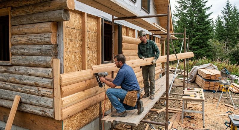 Log Siding Installation in Dekalb County, GA