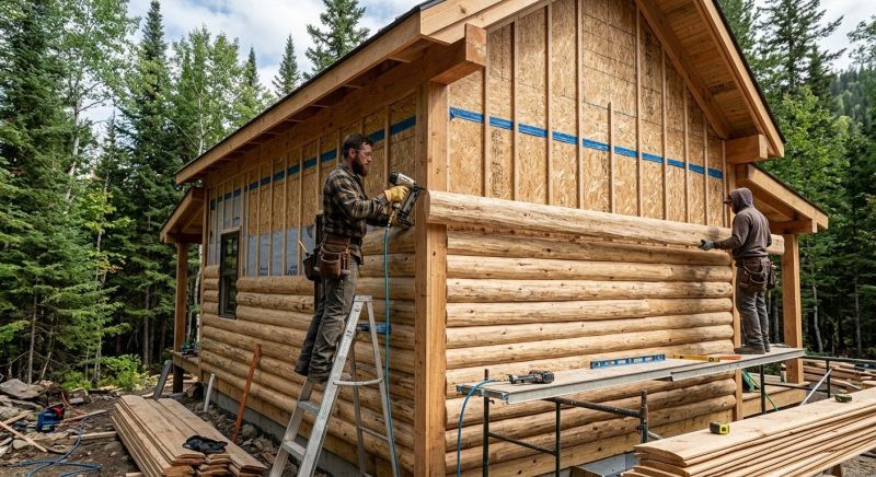 Log Siding Installation in Duluth, GA