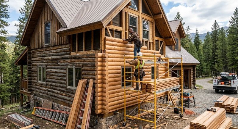 Log Siding Installation in Duluth, GA