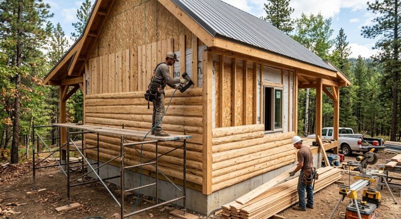Log Siding Installation in Lilburn, GA