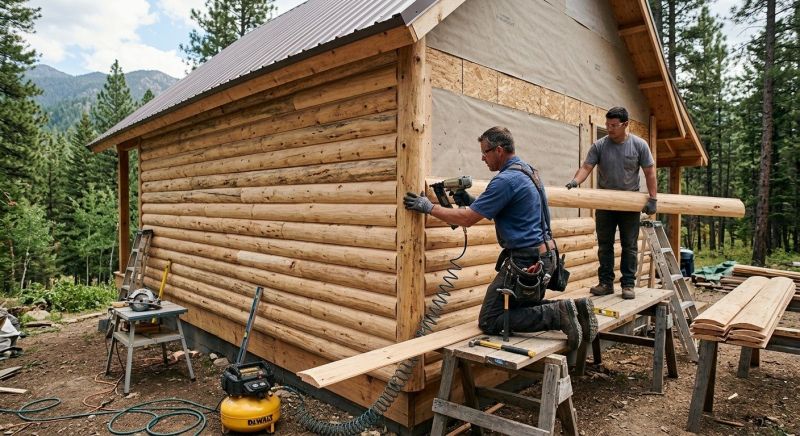 Log Siding Installation in Mableton, GA