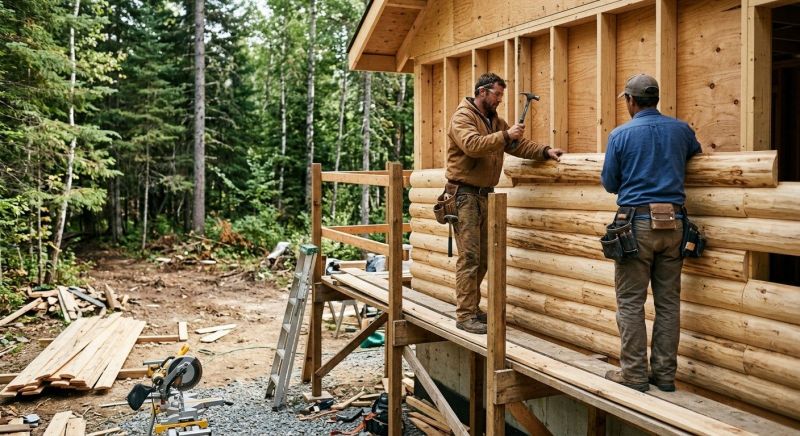 Log Siding Replacement in Cobb County, GA