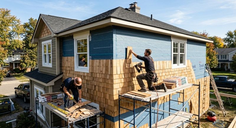 Shingle Siding Installation in Cobb County, GA
