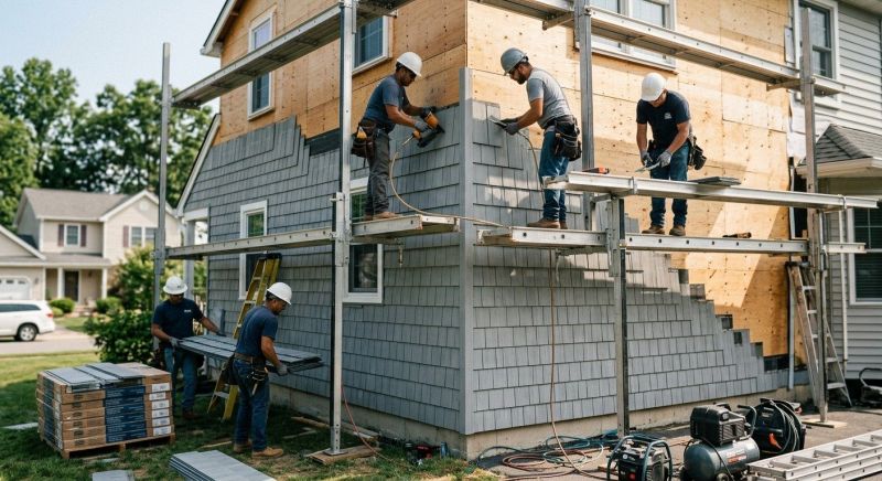 Shingle Siding Installation in Cobb County, GA