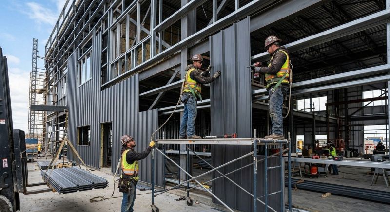 Steel Cladding Installation in Cobb County, GA