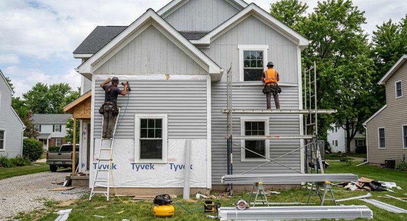 Vertical Siding Replacement in Cobb County, GA
