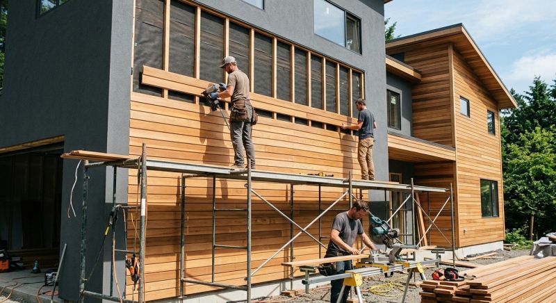 Wood Cladding Installation in Ball Ground, GA