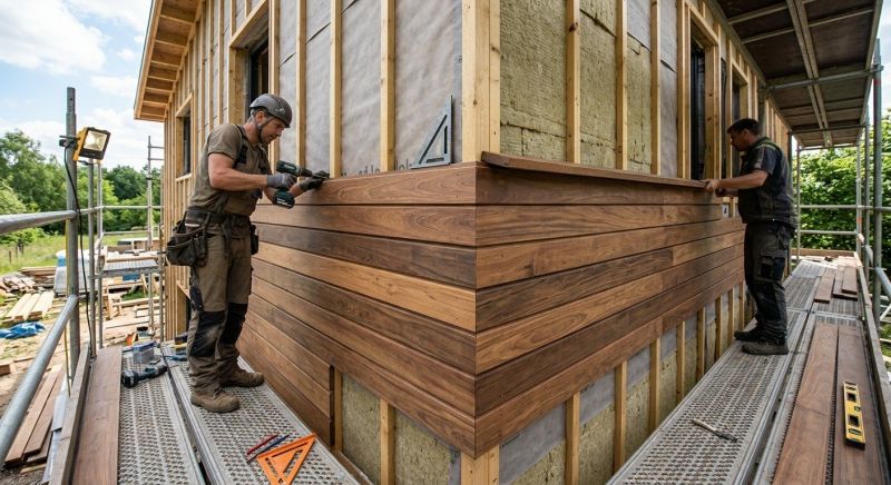 Wood Cladding Installation in Roswell, GA