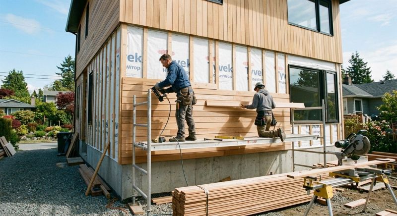 Wood Cladding Installation in Tucker, GA