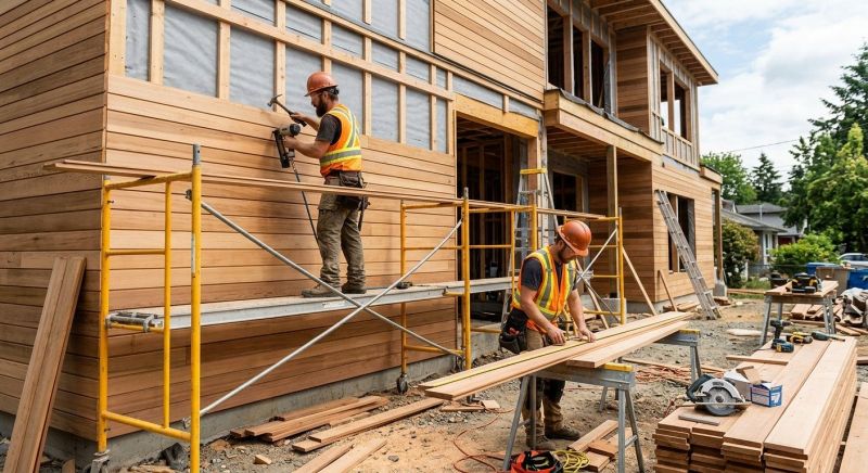 Wood Cladding Installation in Woodstock, GA