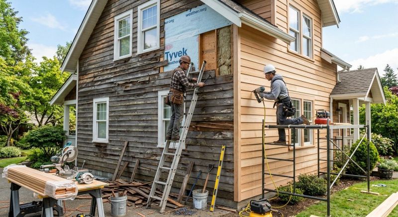 Wood Siding Replacement in Alpharetta, GA